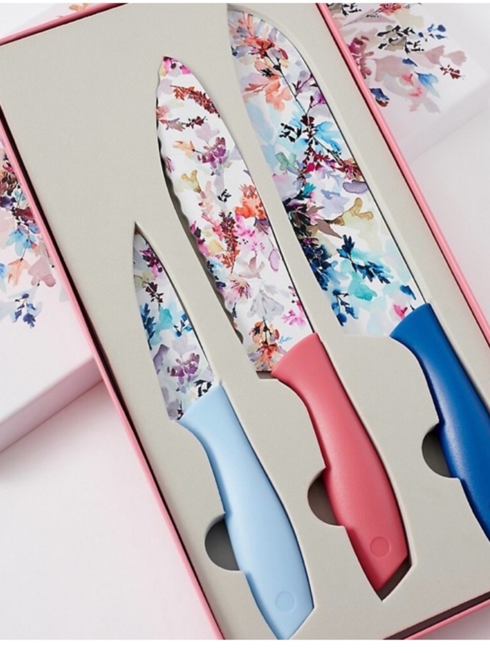 Anthropologie Jen Garrido Wildflower 3 PC Knife